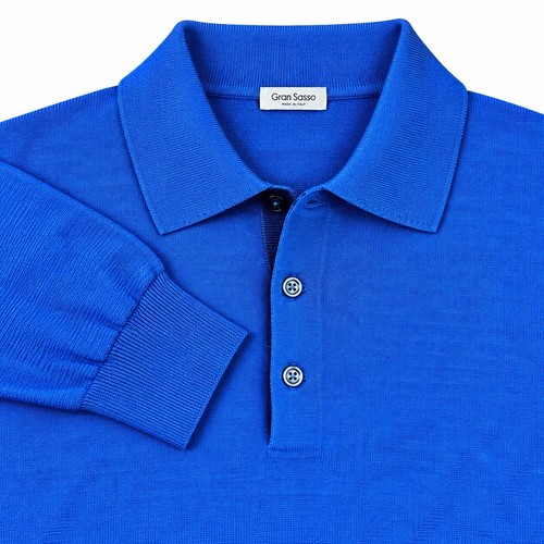 Gran sasso polo sweater - sweater, mens