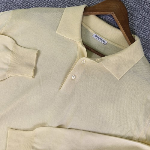 Gran sasso italy knit polo - italy,