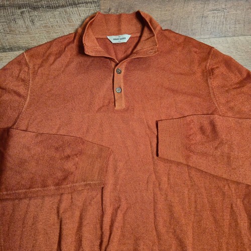 Gran sasso polo sweater - sasso, mens
